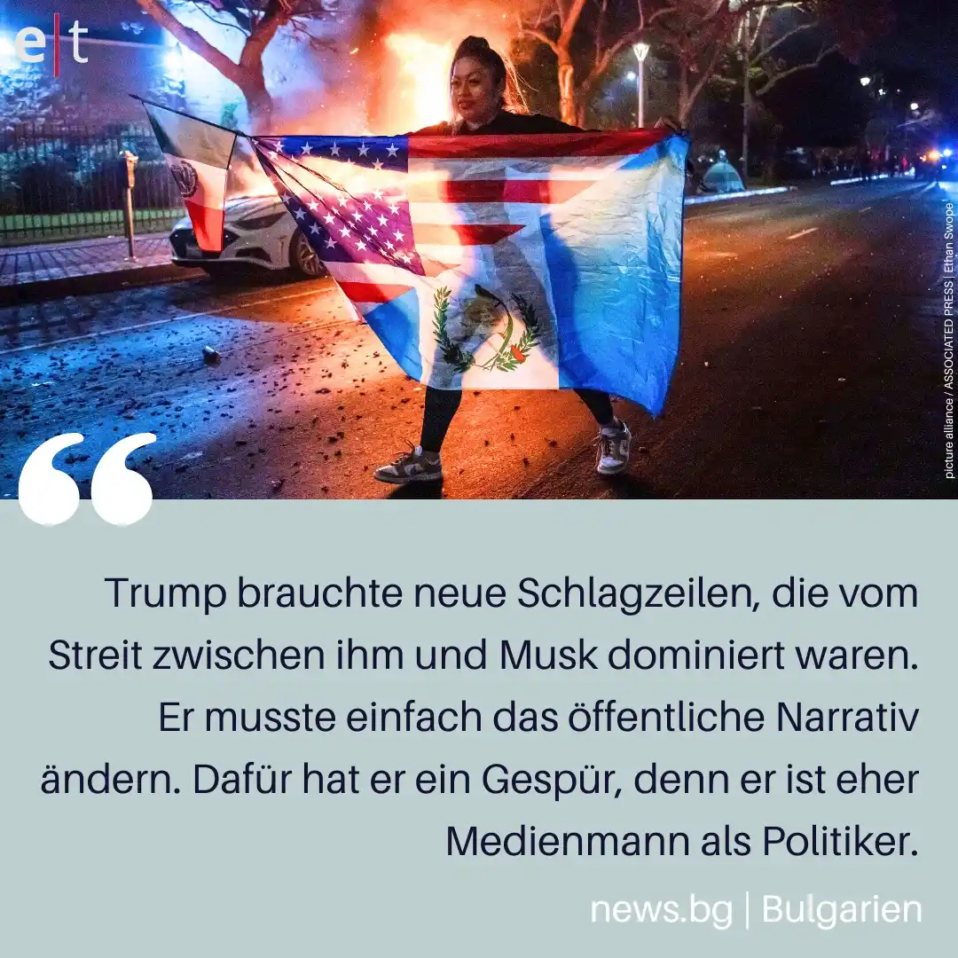 Image from eurotopics Presseschau: In immer mehr US-Städten gehen *Menschen auf die Straße, um gegen die ...