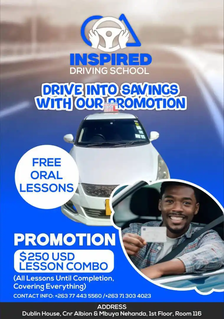 Image from THeGraNDsonZw: INSPIRED DRIVING SCHOOL DRIVE INTO SAVINGS WITH OUR PROMOTION FREE ORA...