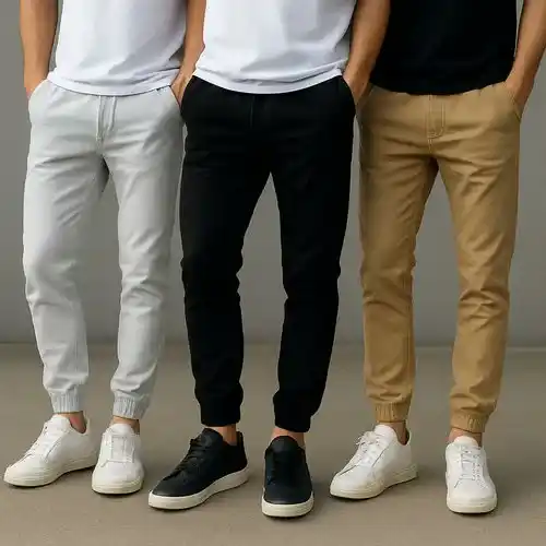 Image from Vizzuali Ofertas: JOGGER É A NOVA MODA DI MOMENTO, R$ 41 CADA CALÇA Kit 3 Calça Jogger ...