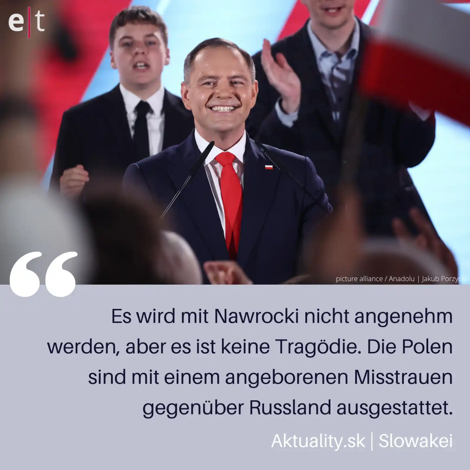 Image from eurotopics Presseschau: *Knapper Sieg für Tusk-Gegner in Polen*: Der von der Partei PiS unters...
