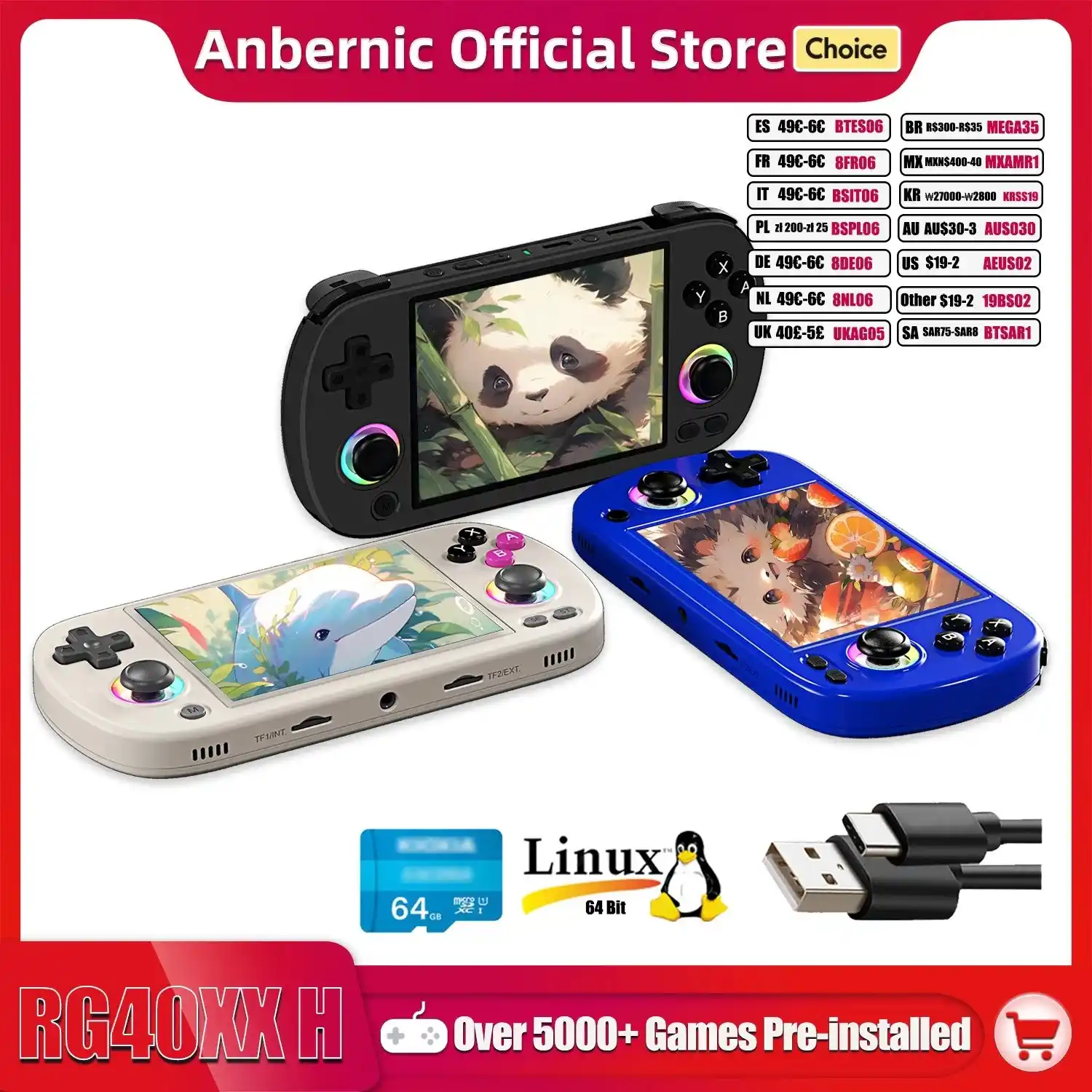Image from OFERTAS SELECTAS: RETROPIXELADOS: *LA GRAN PANTALLA DE BAJO PRECIO ANBERNIC* ‼️ Horizontal = comodidad,...