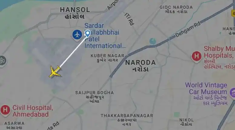 Image from 24sata: Let trajao samo par minuta: Flightradar zabilježio posljednje trenutke...