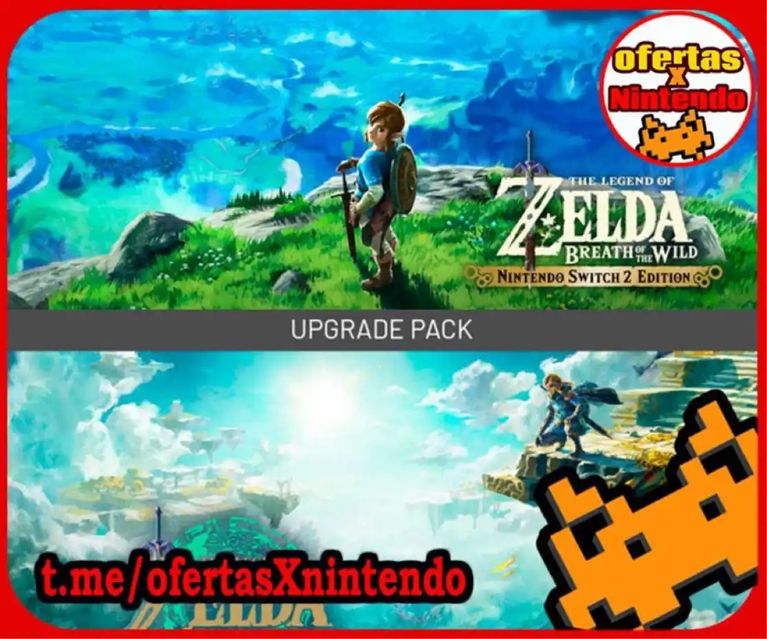 Image from ofertasXnintendo Videojuegos: Paquetes de Mejora The Legend of Zelda Switch Haz un upgrade de tu ve...