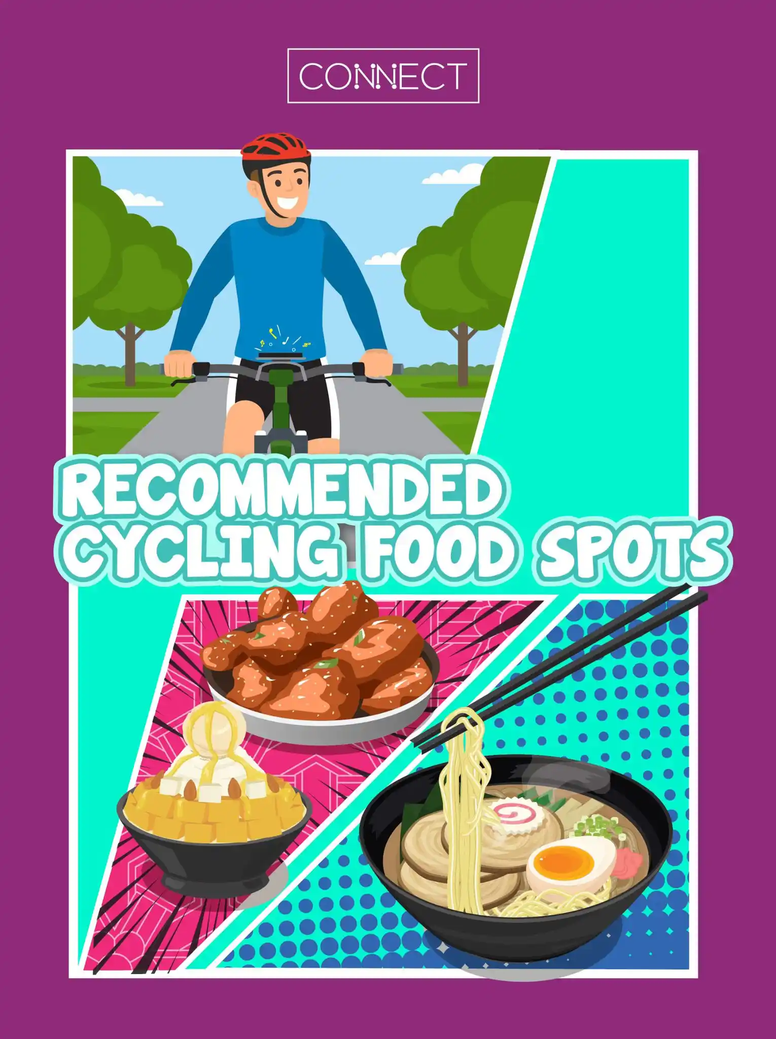 Image from LTASingapore: Pedal your way to delicious eats! 🚲 We've rounded up 6 best food haun...