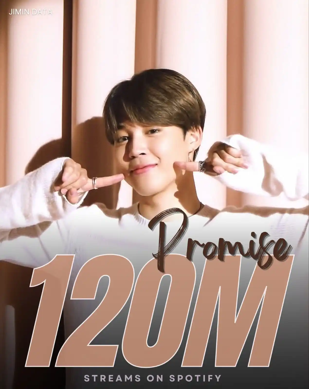 Image from APOBANGPO_BR🇧🇷 (Fanbase News)🗞📑: 📊 "Promise" ultrapassou 120 milhões de streams no Spotify! Congratul...
