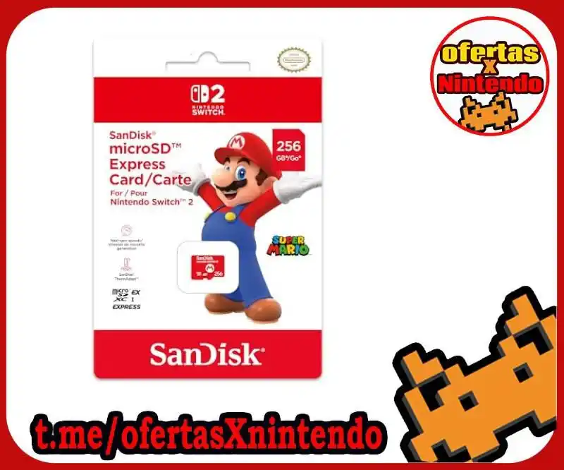 Image from ofertasXnintendo Videojuegos: Sandisk Micro SD Express  <a class="text-blue-500 hover:underline curs...
