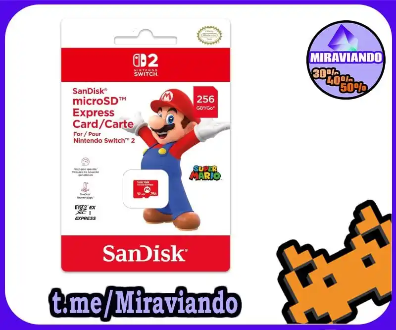 Image from ofertasXnintendo Videojuegos: Sandisk Micro SD Express Card para Nintendo Switch 2 ✨OFERTAZA SÓLO...