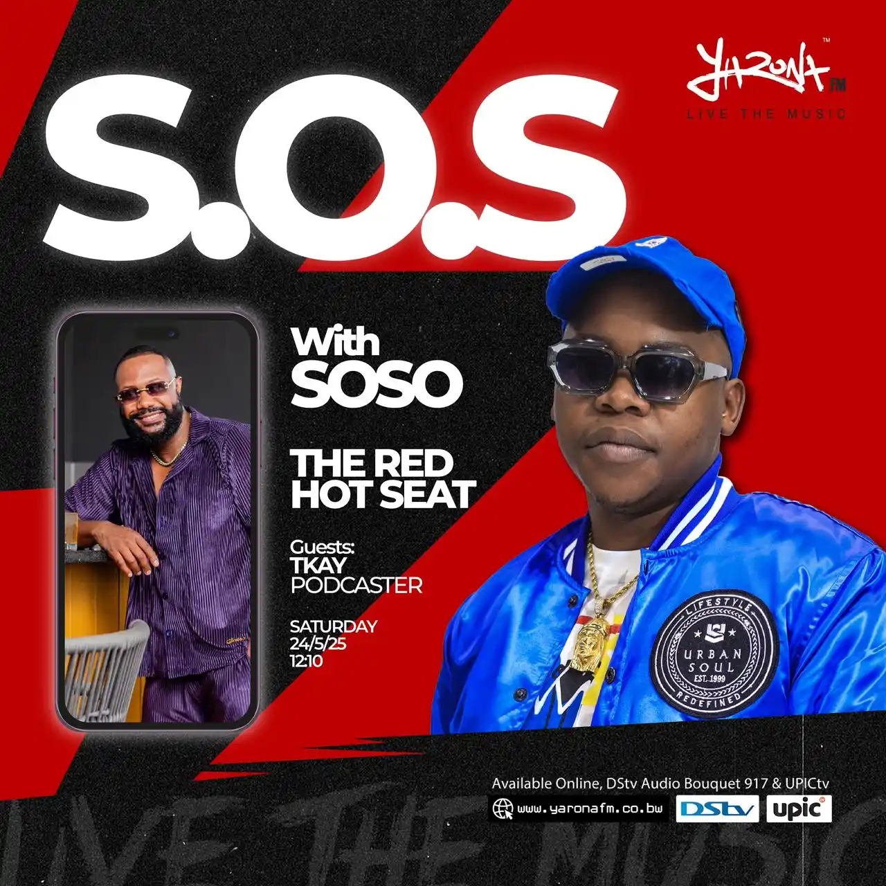 Image from Yarona FM: S.O.S – THE RED HOT SEAT! 🔥 This afternoon at 12:10PM, the mic gets ...