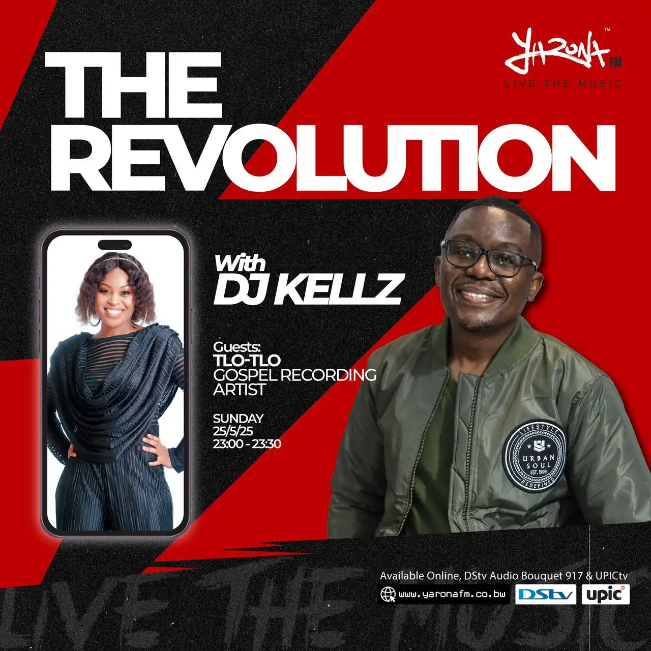 Image from Yarona FM: 🔥 This evening on The Revolution with DjKellz, we’re turning up the s...