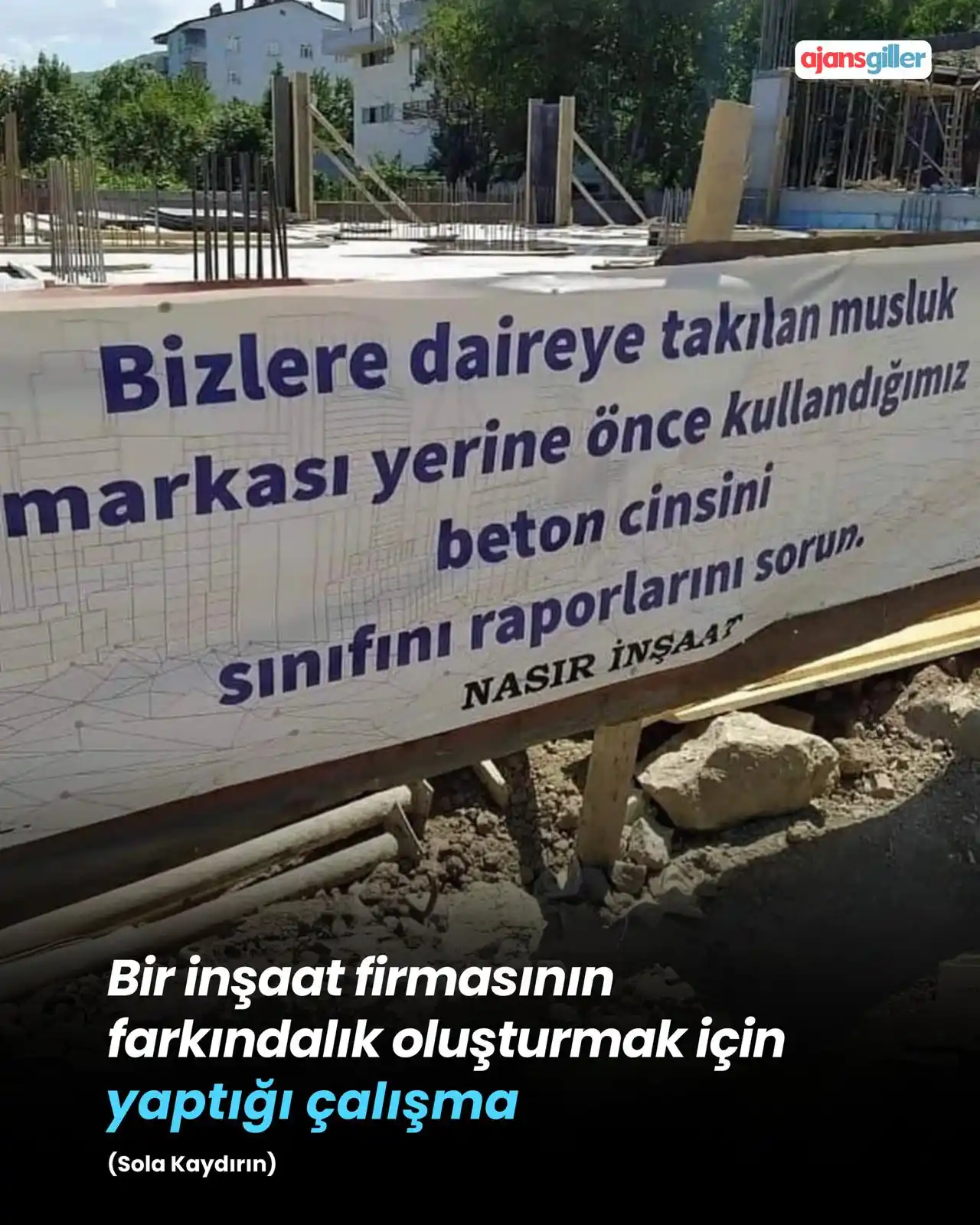 Image from Ajansgiller: Toplumsal duyarlılığı merkeze alan inşaat firması, sektöre örnek olaca...