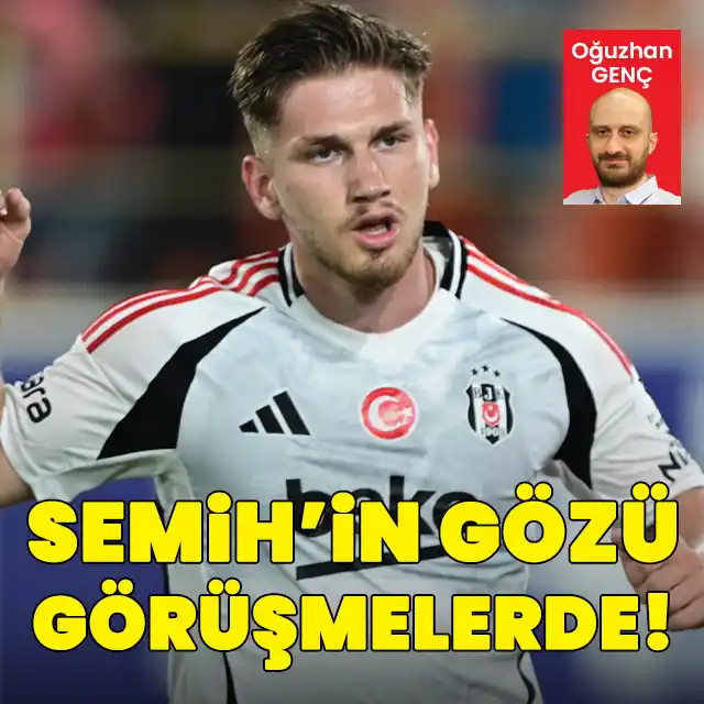 Image from HT Spor: ⚫️⚪️Transfer görüşmelerinin sonucunu bekleyen Semih Kılıçsoy, Beşiktaş...