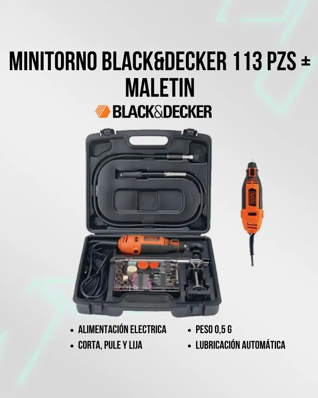 Image from Attain (Mayorista): 🛠️ *¡Un solo equipo, mil posibilidades! Cortá, lijá y pulí con precis...