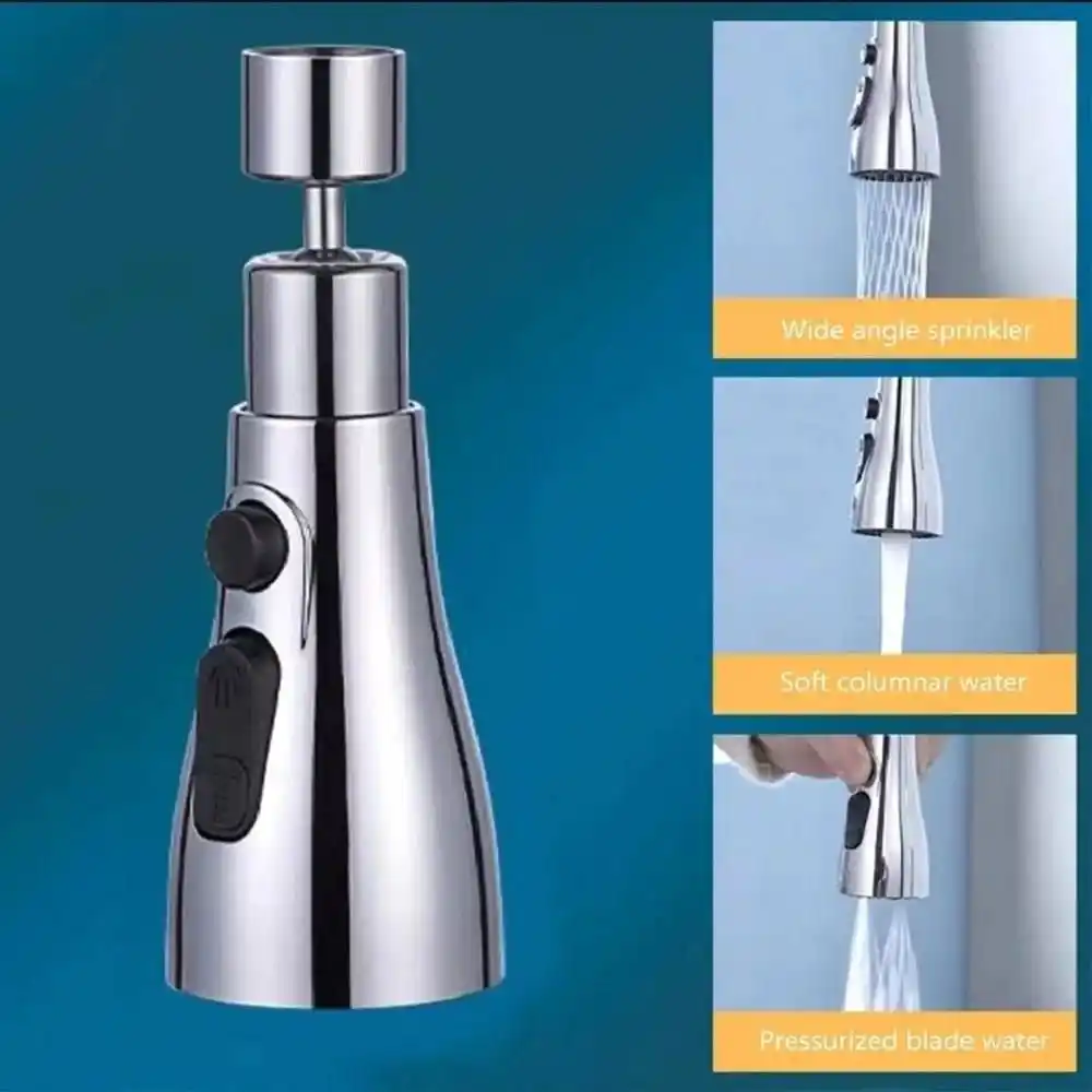 Image from Basketo: 360 Degree Movable Faucet Aerator Infinity (3 Mode )...