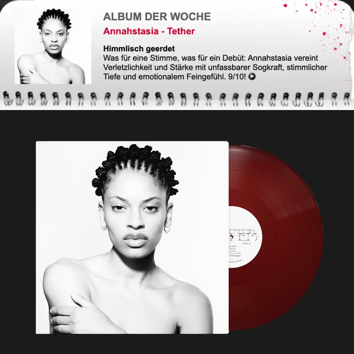 Image from Gatefold‘s Paradise Vinyl News & Deals: Album der Woche bei Plattentests.de mit 9/10 Punkten! Annahstasia – T...
