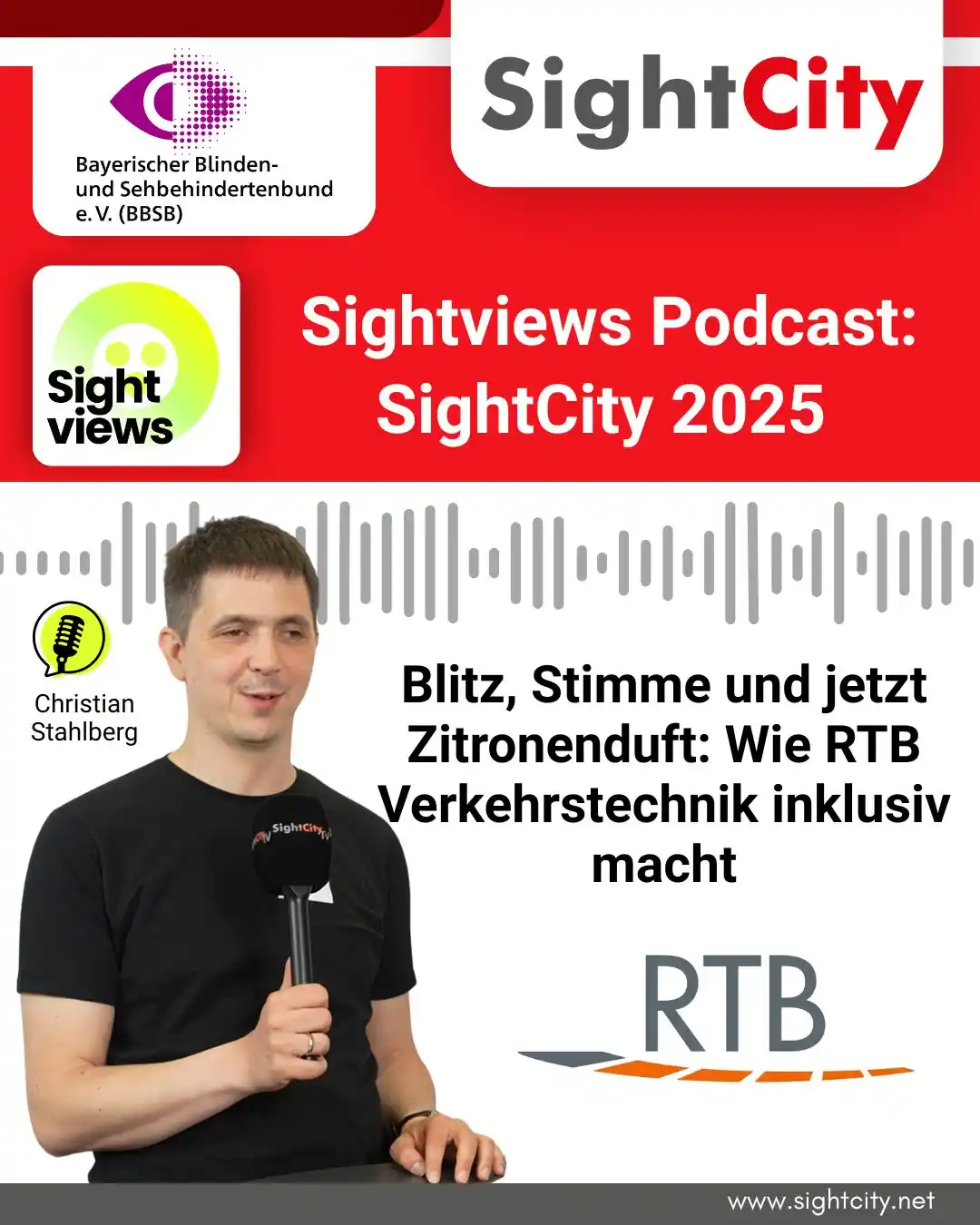 Image from SightCity : Blitz, Stimme und jetzt Zitronenduft: Wie RTB Verkehrstechnik inklusiv...