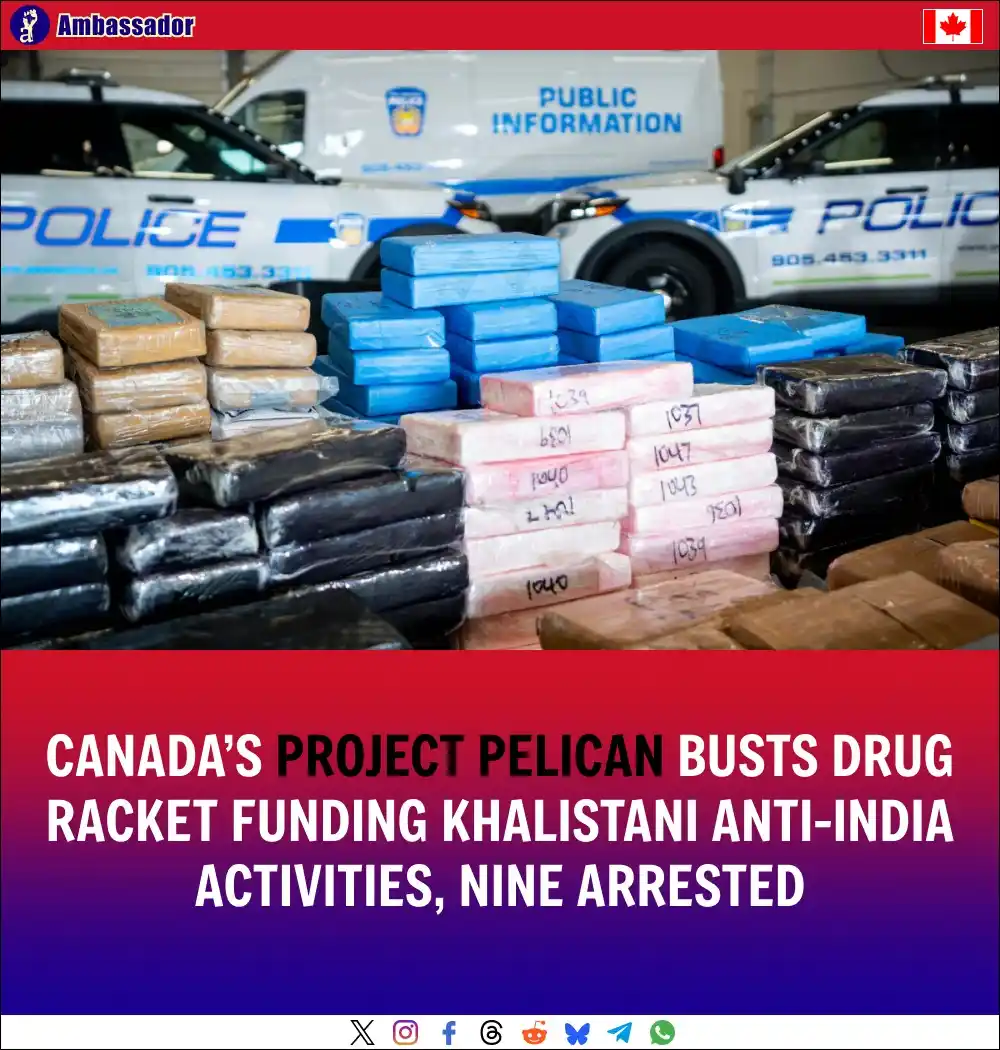 Image from Ambassador: Canadian police busted a massive drug network linked to Khalistani sym...