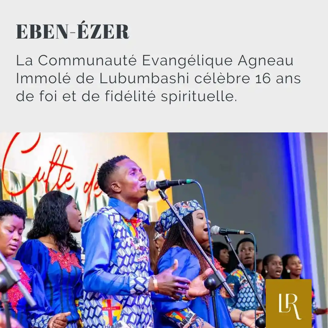 Image from LA RONDE MEDIA: Fondée en 2009, la Communauté Évangélique Agneau Immolé (CEVAIM) a fêt...