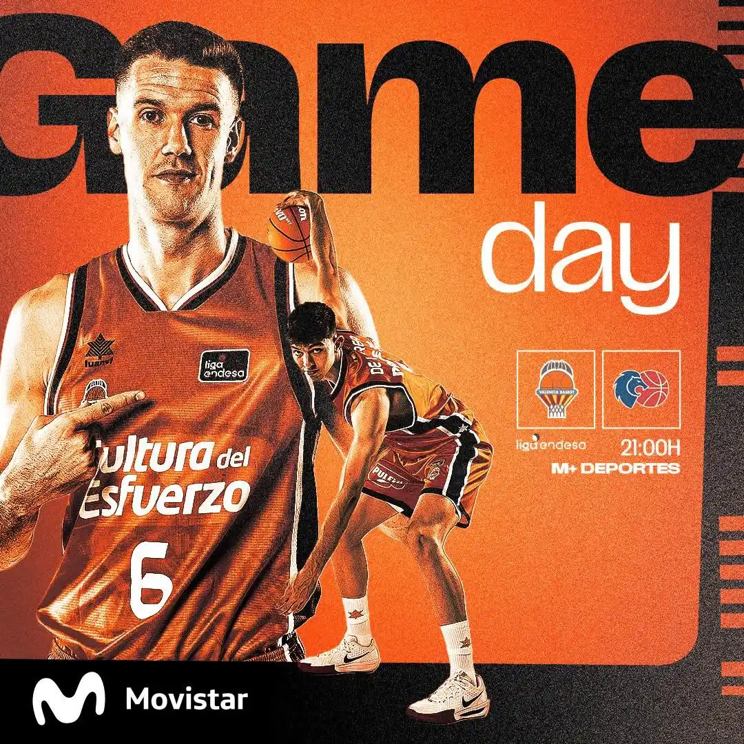 Image from Valencia Basket Club: 🏀 𝙂𝘼𝙈𝙀𝘿𝘼𝙔 Noche de Fonteta ⛲ Noche de baloncesto 🏀 ¡Cerramo...