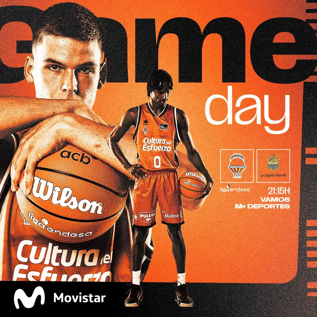 Image from Valencia Basket Club: 🏀 𝙂𝘼𝙈𝙀𝘿𝘼𝙔 ¡Primer partido de semifinales en nuestra Fonteta! ...