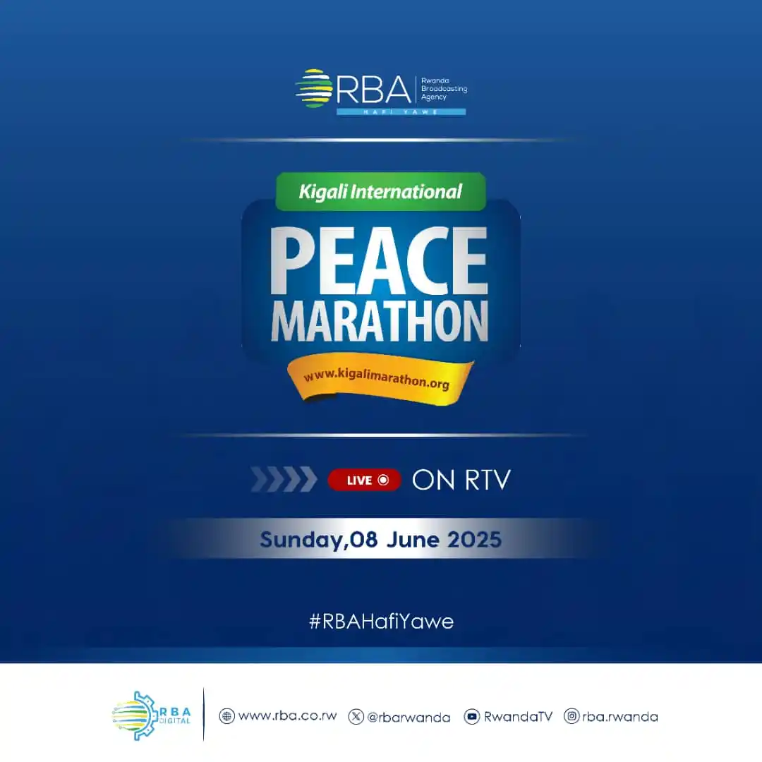 Image from Rwanda Broadcasting Agency (RBA): Good morning🌤️   The *20th Kigali International Peace Marathon* is ha...