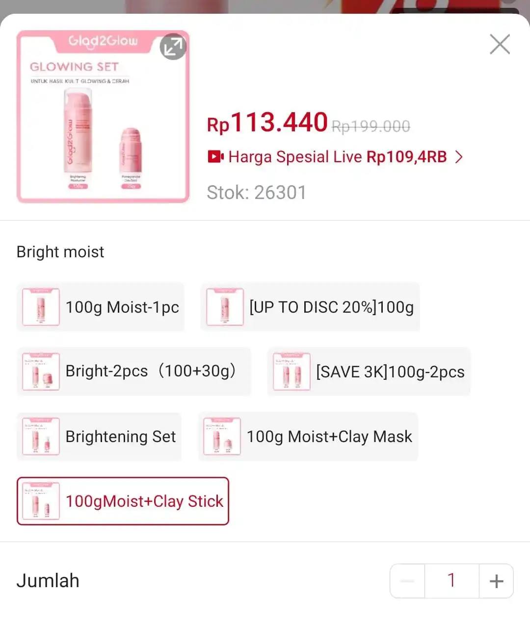 Image from Shopee Time⏰: join live g2g harga lebih murah https://s.shopee.co.id/8UwzXQdomM...
