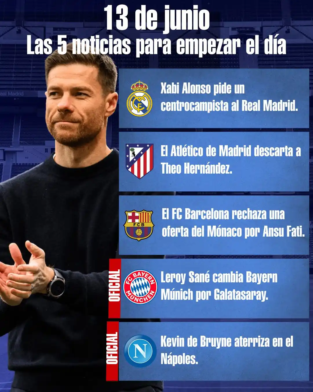 Image from Fichajes.com: 👉 ☀ *Las noticias para arrancar el día* 🔥 El FC Barcelona rechaza u...