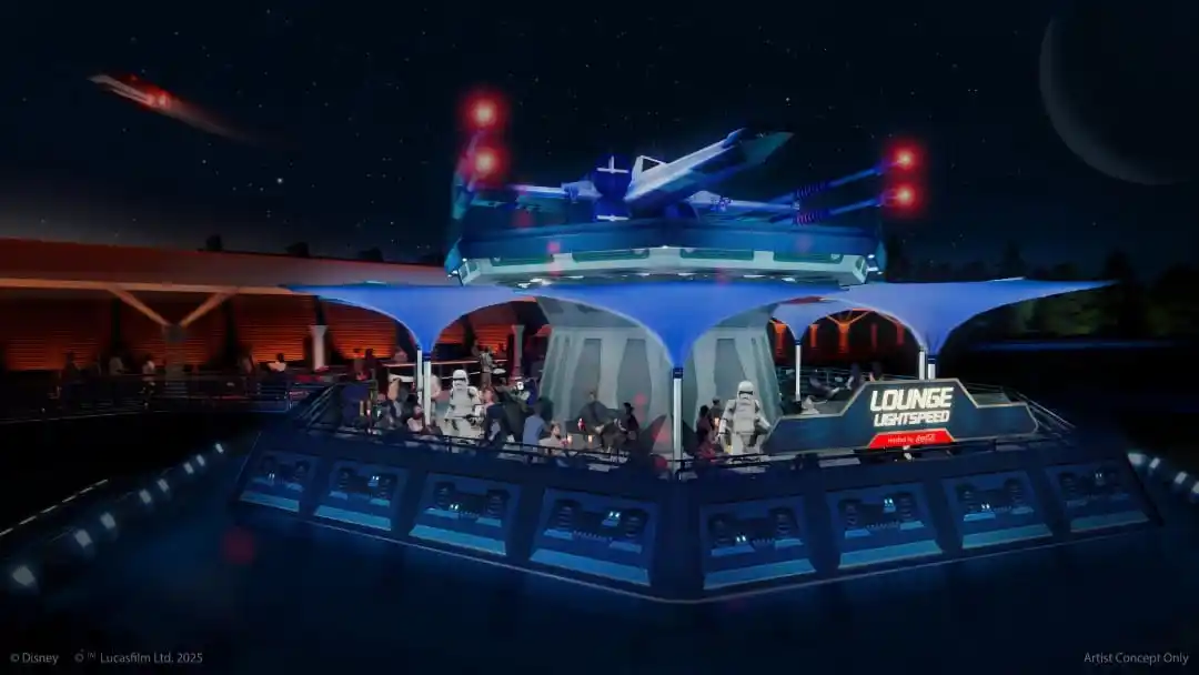 Image from Disney Park News - Disneyland Paris & Walt Disney World News von dein-dlrp: 🛸 Lounge Lightspeed – Star Wars-Feeling mit Aussicht über Discoveryla...