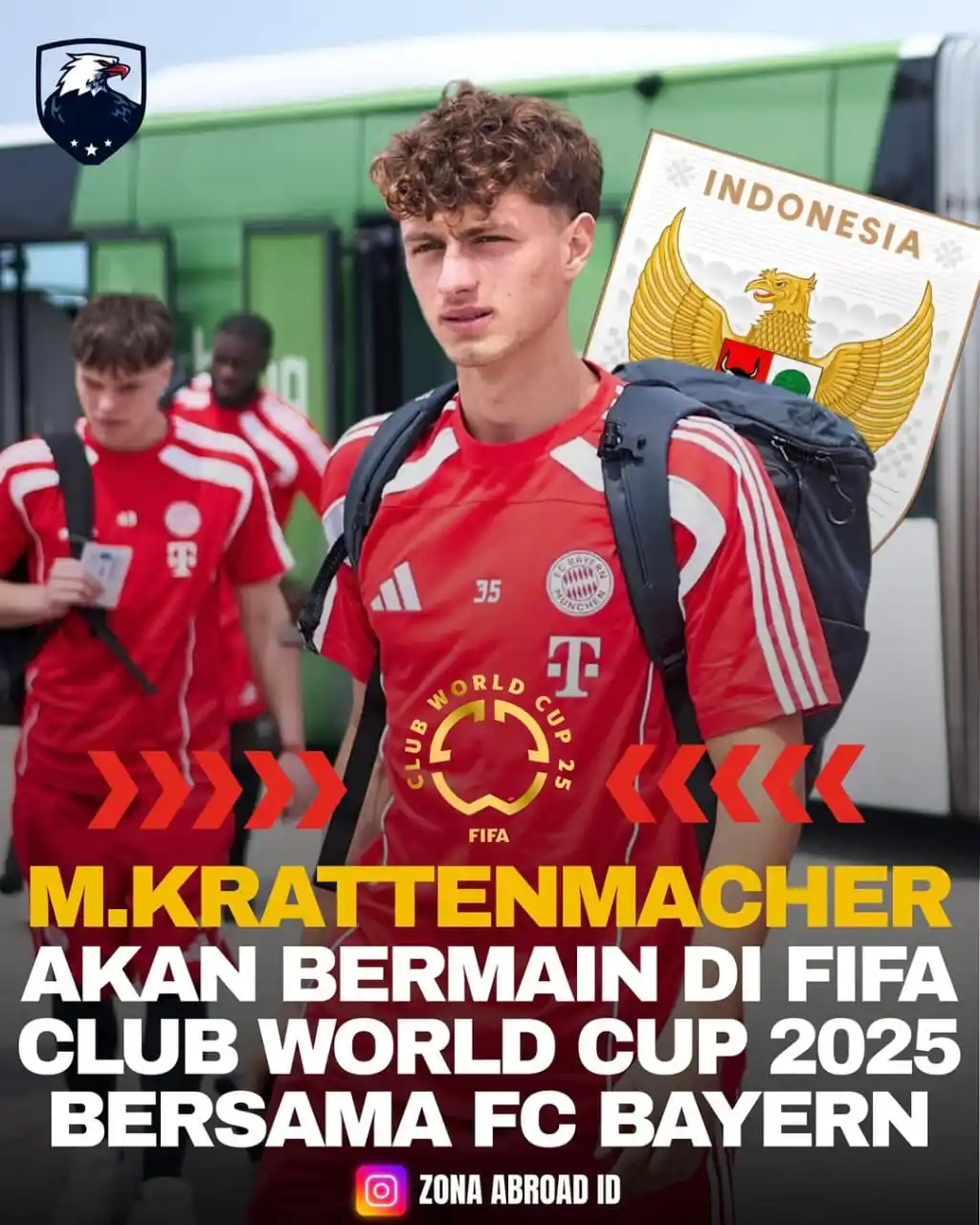 Image from ZONA ABROAD ID 🇮🇩: 🚨Maurice Krattenmacher (19/MF) pemain yang dirumorkan mempunyai ketur...