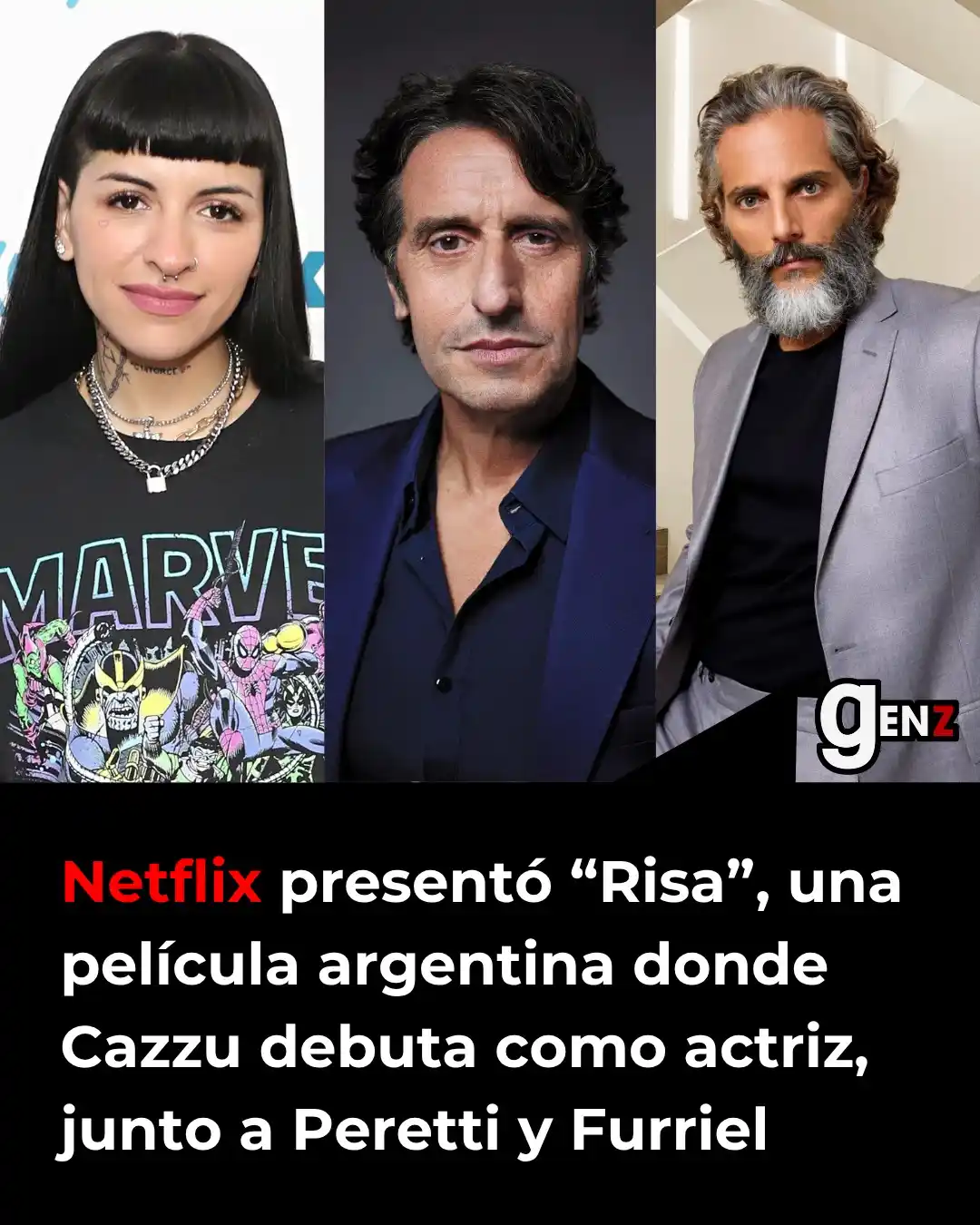 Image from Gen Z noticias: 🎬 Netflix anunció Risa, una película argentina que la protagonizan Di...