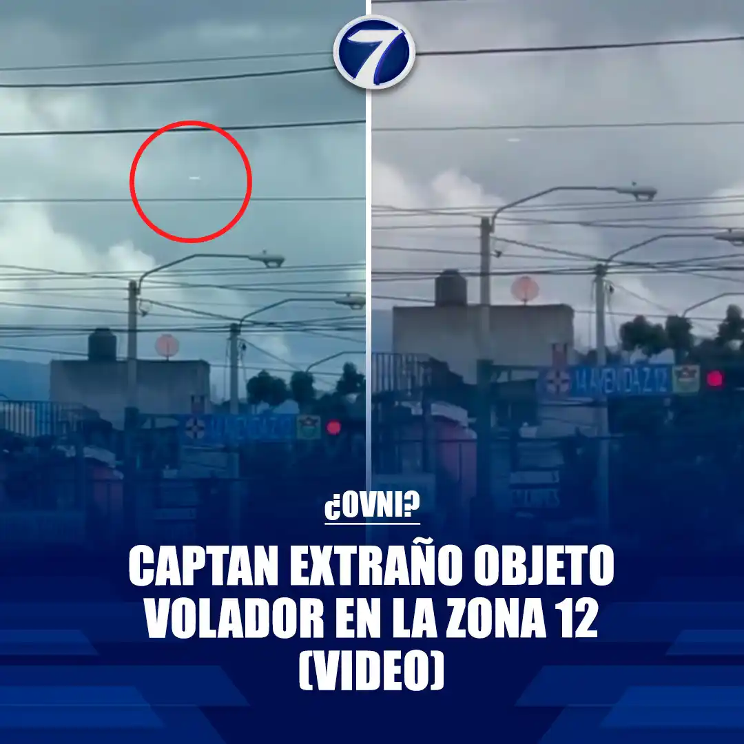Image from Noti7: ¿OVNI? Captan extraño objeto volador en la zona 12 (VIDEO) ➡ https://b...
