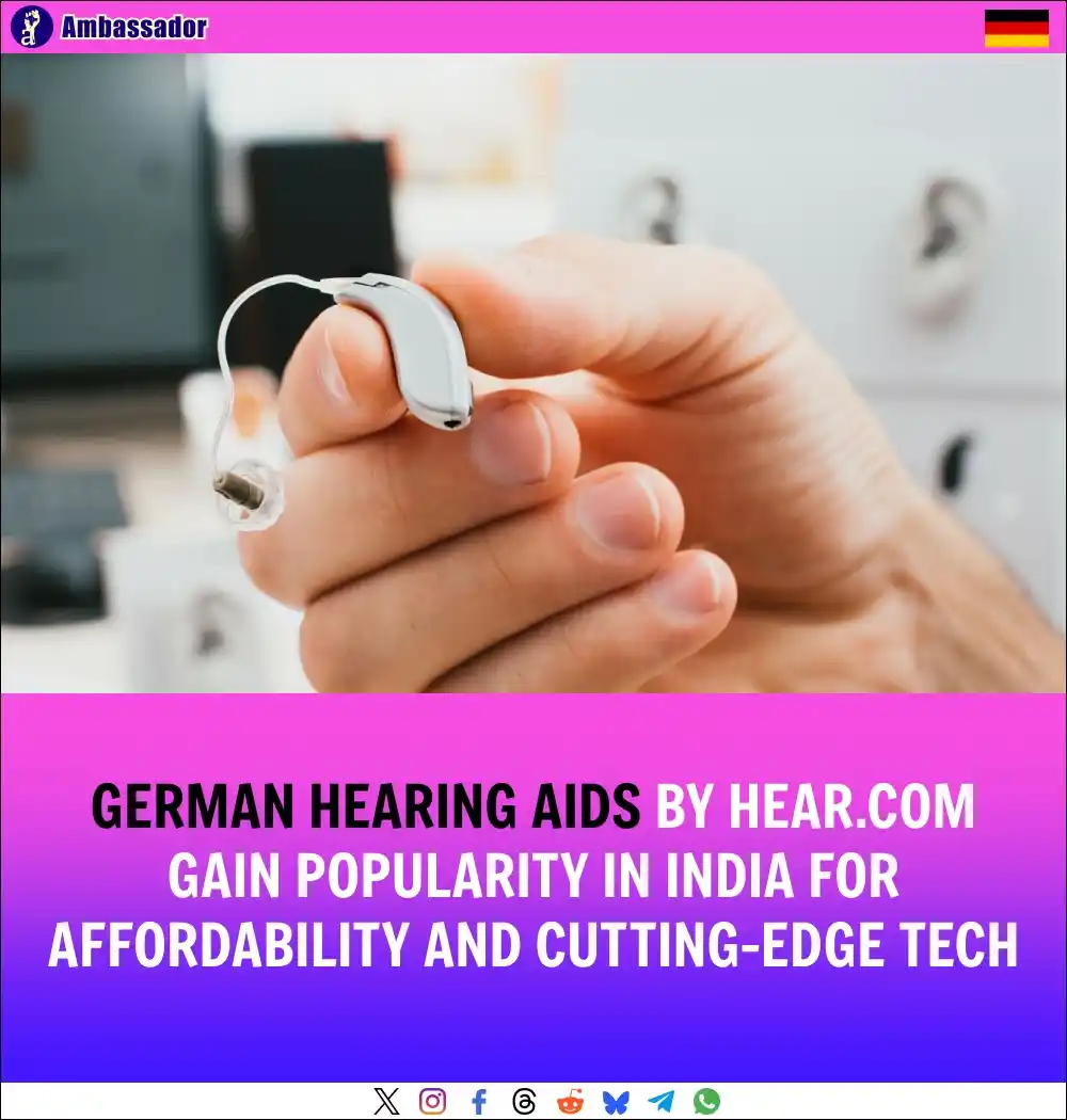 Image from Ambassador: Piyush Jain, CEO of hear.com India, introduces affordable, nearly invi...