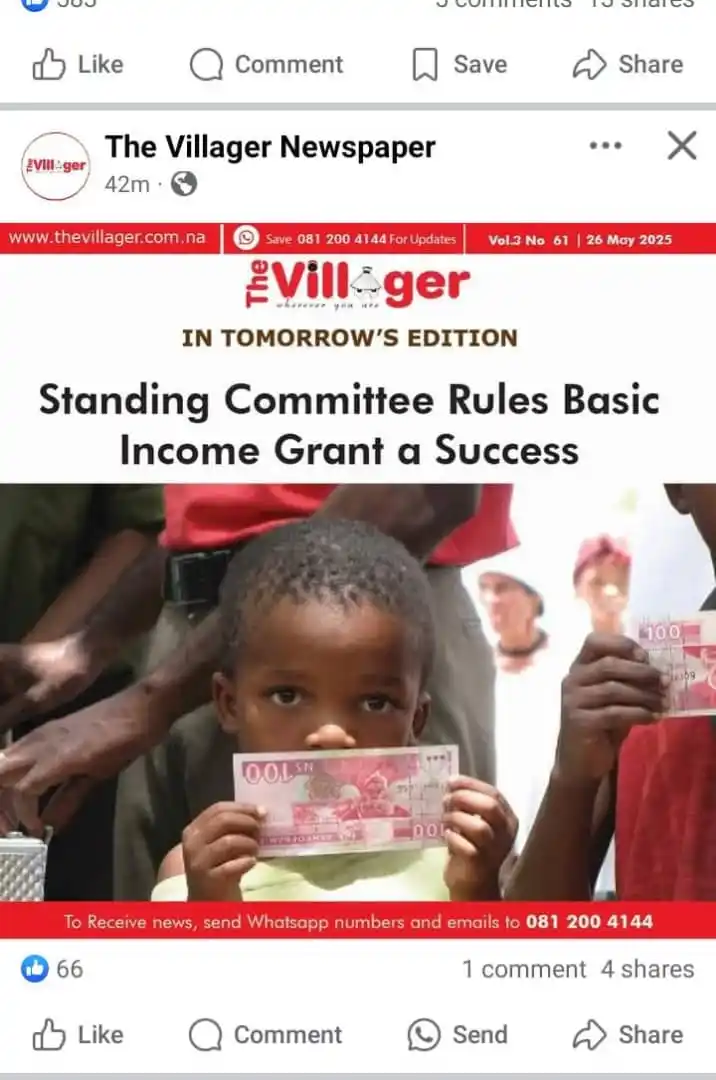 Universal Basic Income Grant(UBIG) post