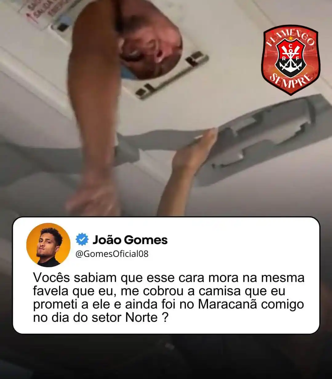 Image from FLAMENGO SEMPRE: QUEM LEMBRA? 🚌🔥 João Gomes relembrou o icônico AeroFla de 2021! Um t...