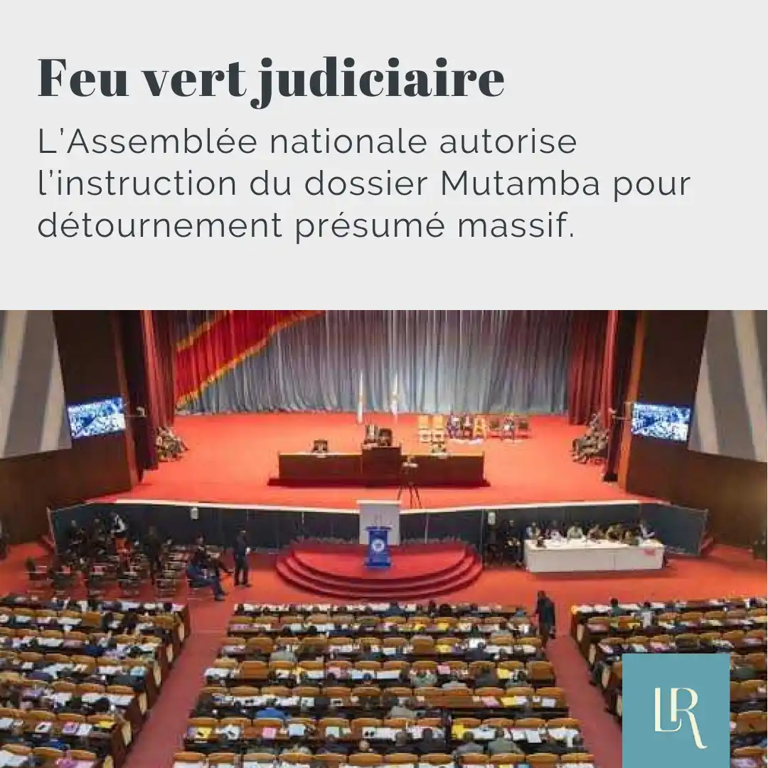Image from LA RONDE MEDIA: RDC : Accusé de détournement de plusieurs millions de dollars, Constan...