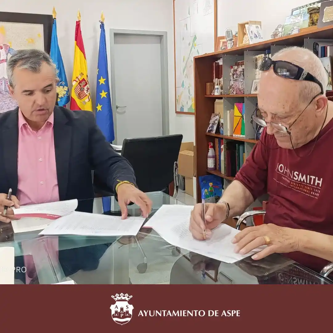 Image from Ayuntamiento de Aspe: 🤝 Renovamos nuestro compromiso con quienes más lo necesitan. El Ayun...