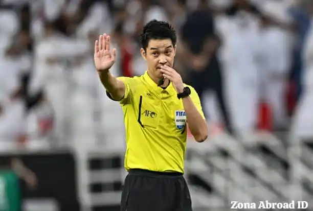 Image from ZONA ABROAD ID 🇮🇩: ✅ RESMI : Perangkat pertandingan Jepang vs Indonesia sore ini. Wasit ...