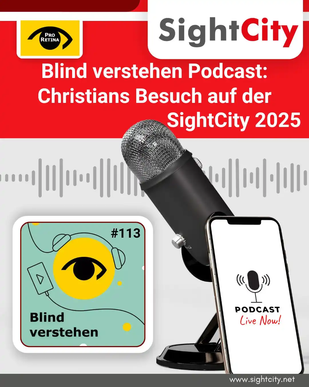Image from SightCity : 🎧 SIGHTCITY 2025 LIVE-EINDRÜCKE IM "BLIND VERSTEHEN" PODCAST! Die neu...