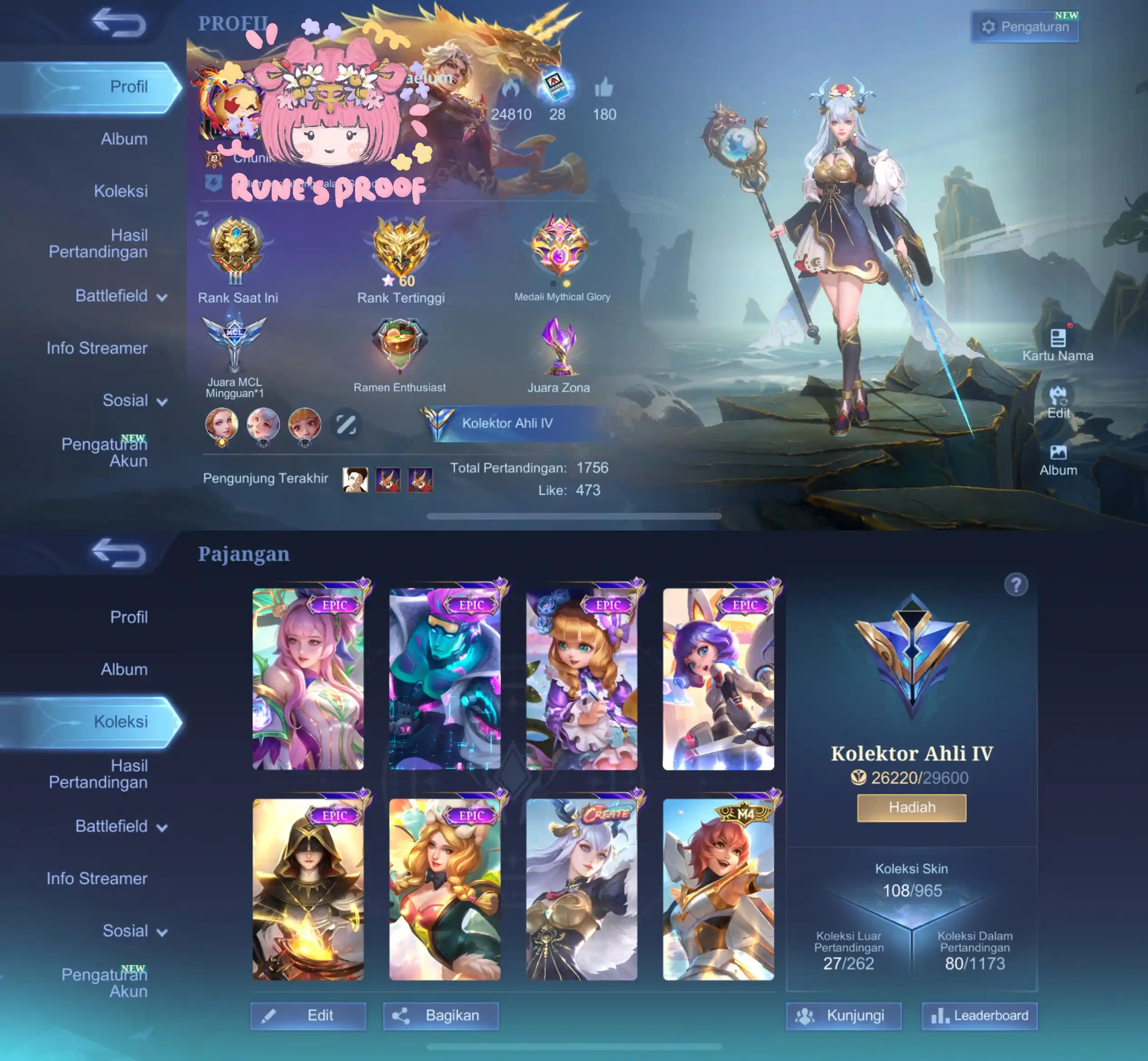 Image from ꒰ ₊ ْ stok rune 𐙚 𓈒 ⠲: SOLD 75k direct *take segmail, minus gp wa, fresh akun dr tgl 22 mei*...