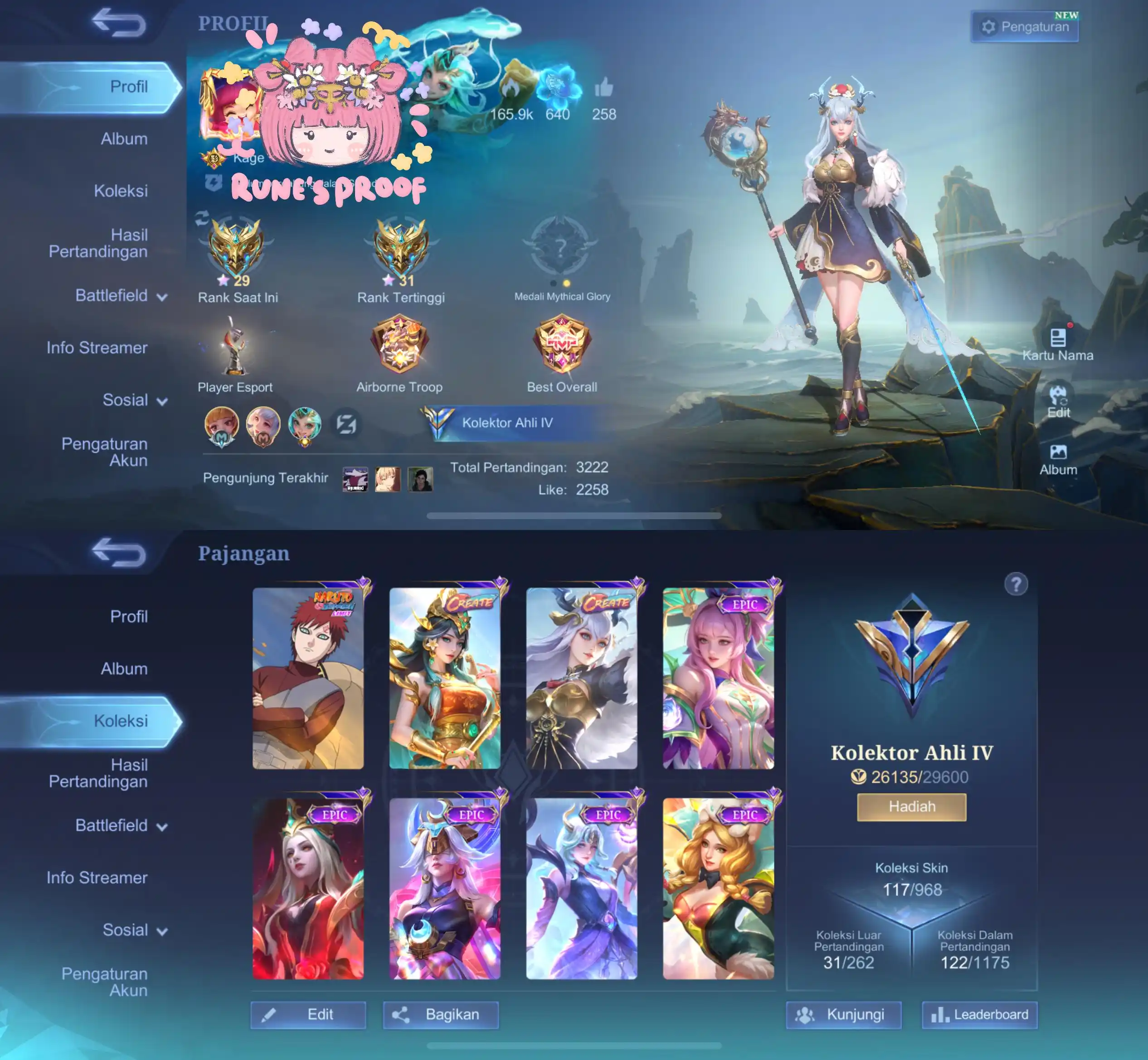 Image from ꒰ ₊ ْ stok rune 𐙚 𓈒 ⠲: SOLD 75k direct *take segmail, minus plat, fresh akun dr tgl 29 mei* ...