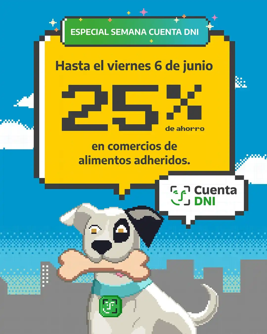 Image from Gobierno Provincia de Buenos Aires: ¡Tenemos un notición! *Semana especial con Cuenta DNI* 👏🤳 25% de ah...