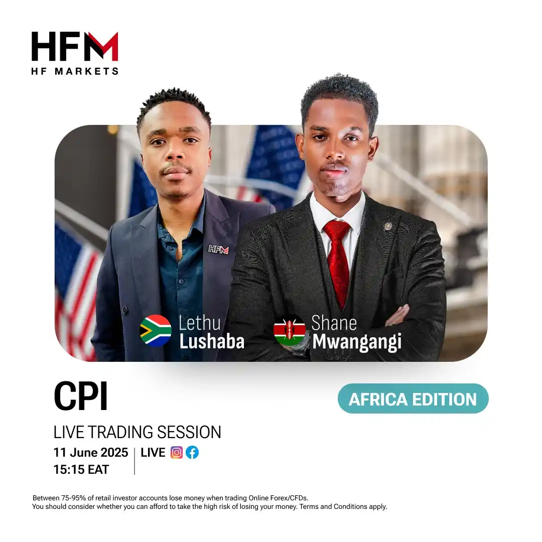 Image from HFM Kenya: The markets are moving—are you ready? Join us LIVE at 15:15 for today’...