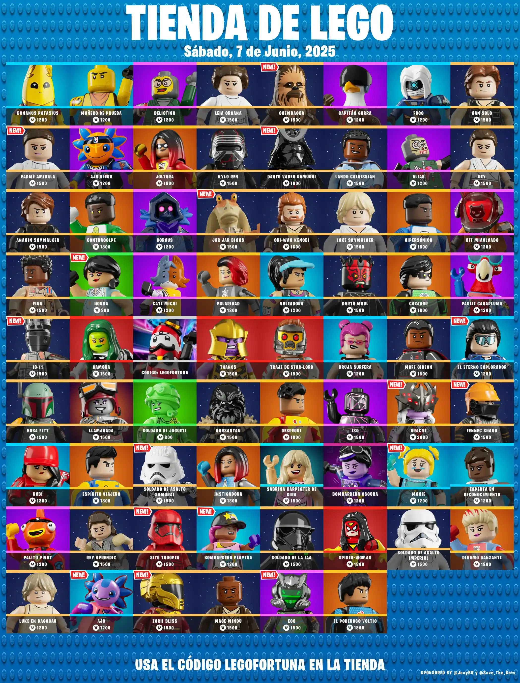 Image from Lego Fortuna: ÚLTIMA TIENDA LEGO DE LA TEMPORADA‼️ Les dejo aquí todas las skins de...