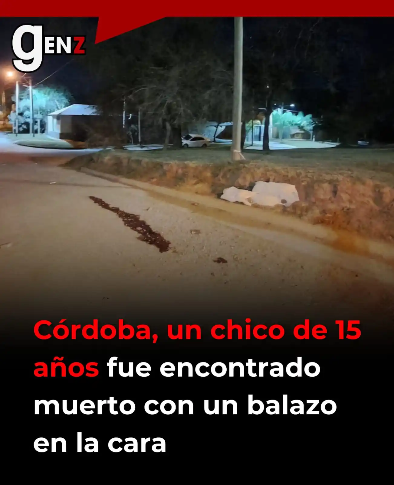 Image from Gen Z noticias: 🗓️ Un chico de 15 años apareció muerto en Villa Rivera Indarte, Córdo...