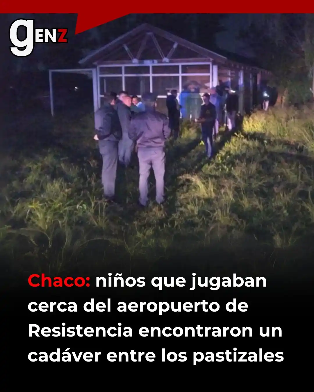 Image from Gen Z noticias: 🔴 Un grupo de niños jugaba cerca del aeropuerto de Resistencia, Chac...