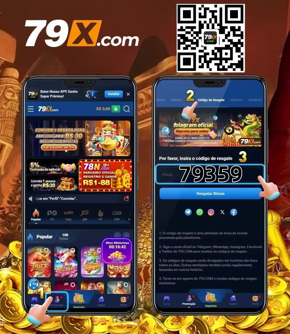 Image from 79x.com|Canal Official: 79x.com  🎲PG Slots - Parceiro Oficial⭐️   O código de resgate de bônu...