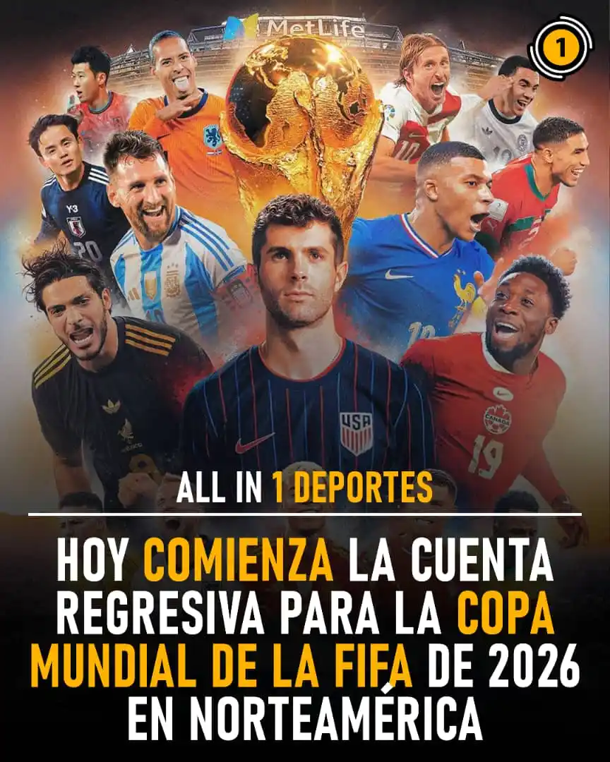 Image from All In 1 Deportes: 🌍⚽ ¡A SOLO UN AÑO DEL MUNDIAL 2026! 🇲🇽🇨🇦🇺🇸🎊 📅 Este 11 de jun...
