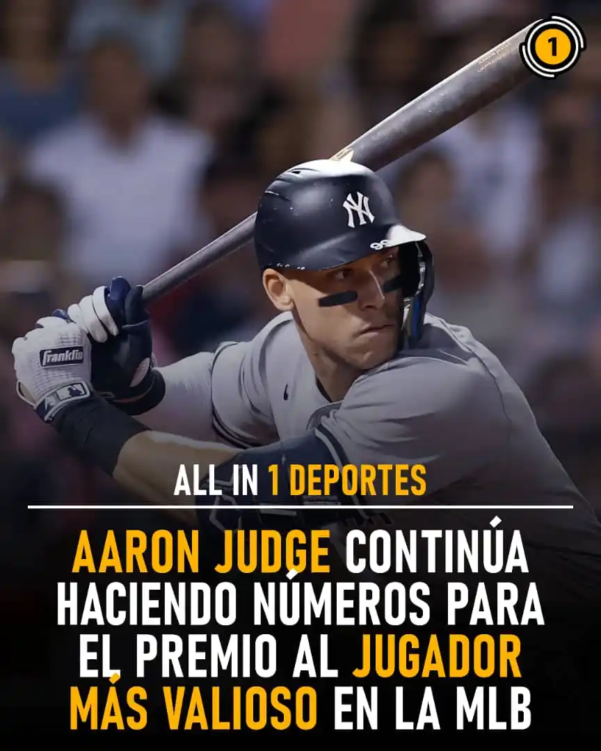 Image from All In 1 Deportes: ¡AARON JUDGE EN MODO MVP! 💥👑🇺🇸 La temporada 2025 de Aaron Judge e...