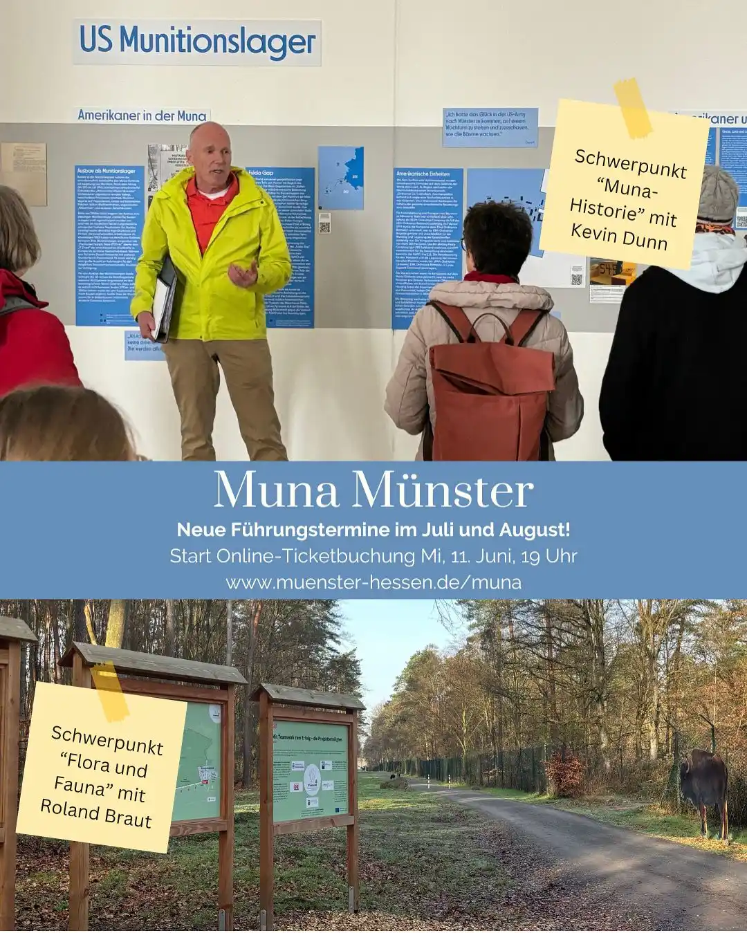 Image from Gemeinde Münster Hessen: 📣Auch im Juli und August gibt es wieder Führungen bei unseren ehrenam...