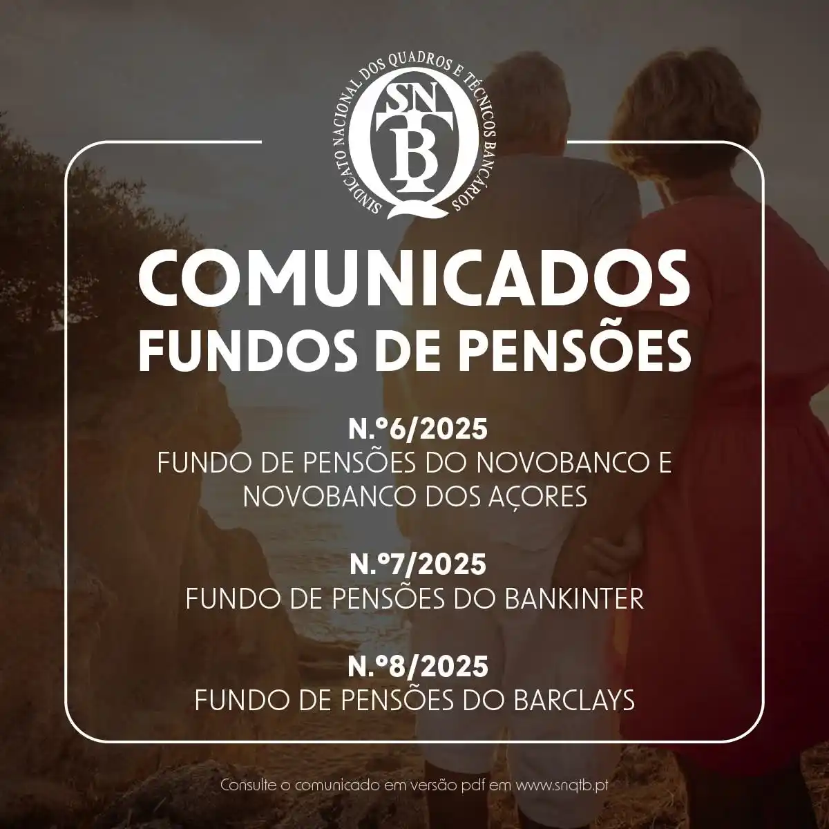 Image from SNQTB: COMUNICADOS FUNDO DE PENSÕES N.º6/2025 - Fundo de Pensões do novobanc...