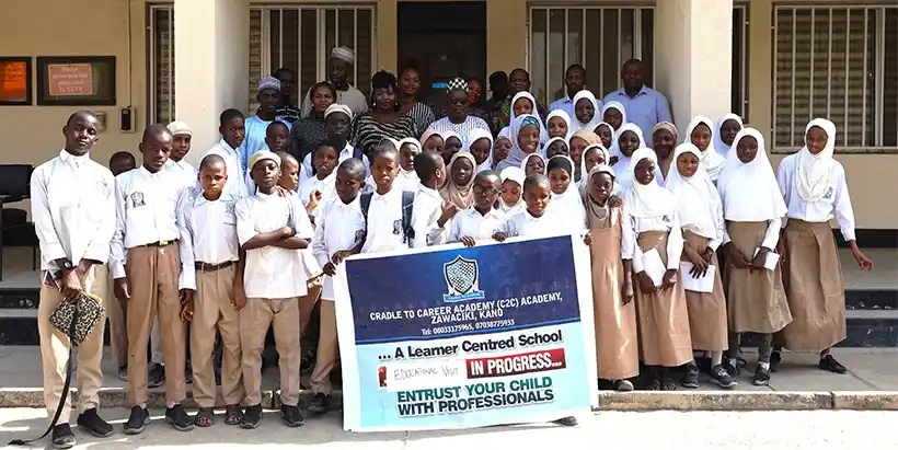 Image from IITA: *Cradle to Career Academy visits IITA Kano Station on an educational t...